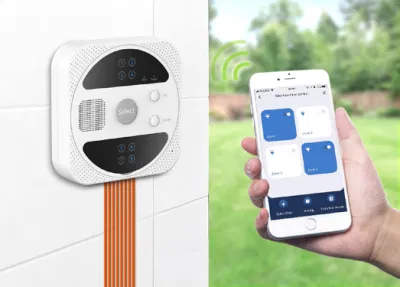 デジタルガーデン灌漑コントローラー自動ウォーターポンプ制御WiFiタイマー散水キットタイミング